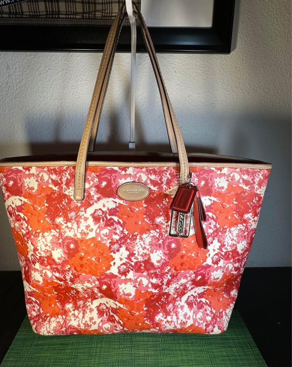 Coach Metro Floral Print Tote Bag
